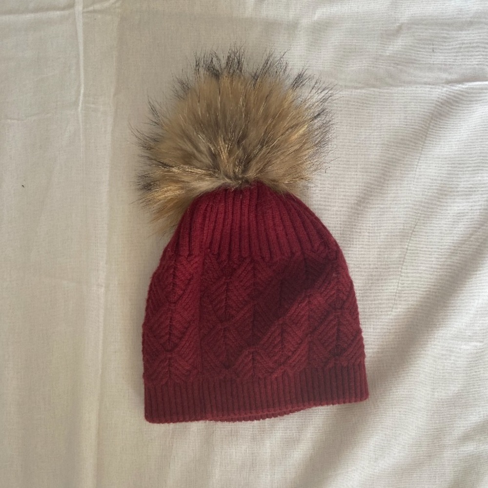 Winter hat with real fur